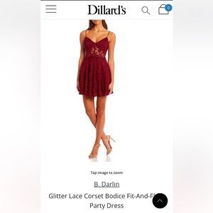 Junior’s Lace, sleeveless, Fit-n-Flare dress sz. 9/10
